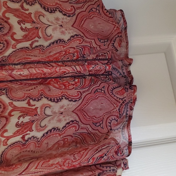 Lucky Brand semi sheer long sleeve - Picture 4 of 5